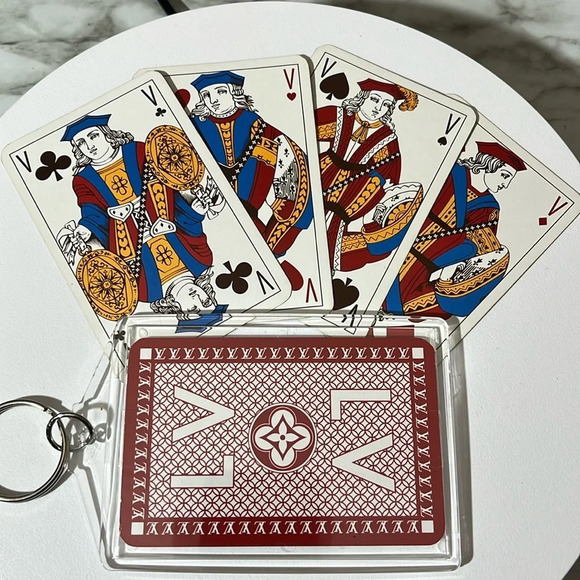 Louis Vuitton Jeu De Cartes Monogram Jack of ♠️♣️♦️❤️ playing card. Your pick - Picture 1 of 2